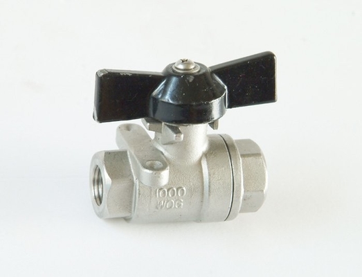 Soft Compact Floating Ball Valve With PVC Plastic Ball Execllent Design
