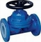 Yan Style Flanged Globe Valve Rubber Lined Flanged Rating 150LBS